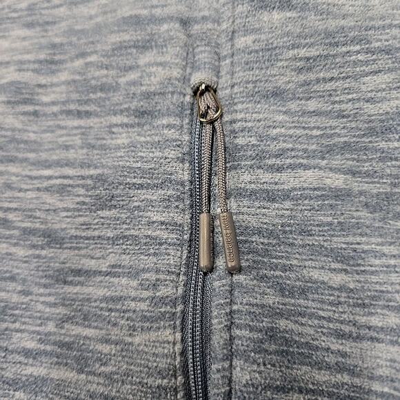 New Balance Womens Fleece Quilted Jacket Sz M Blue/Gray Full Zip Activewear - Picture 7 of 10